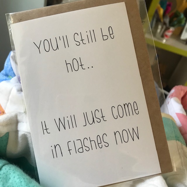 Hot Flashes Greeting Card Local Gift Shop